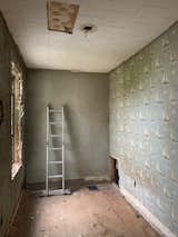 Before: This room was gutted and new framing and drywall added.
