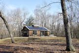 BarlisWedlick helped the couple convert the barn into a self-sufficient guesthouse, complete with solar array and battery storage, which allows it to function off-grid.