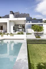 The new backyard design, worked out in collaboration with Josephine Noyce Landscape Design and Julip Landscaping, “clearly illustrates the connection between inside and outside,” says Lotz. “As South Africans, we do tend to live outside a lot.”