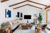 Living Room of Midcentury Reno in Austin by Amber Schleuning
