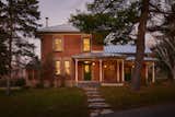 A 2024 remodel of the home by LAMAS Architecture kept the exterior of the historic farmhouse much the same.