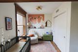Ellie Deneroff painted the custom crane mural.