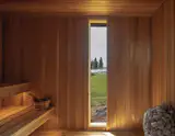 Shed & Studio When Rick is done working in his office in the brick house, he heads over to the sauna and cold plunge. "He is religious about using the sauna," says Kirsten.