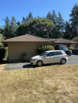 Before: The lot is a third of an acre, so there was room to expand without disrupting a mature maple tree close to the street.