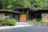 In 2023, Lauren LaCascia and Bill Schoenmaker bought this house designed and built by developer Marcel Robins and architect Harry Wenning in 1968. It had only had one owner, who purportedly helped guide the unique design of four interconnected hexagons.