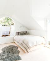 Bedroom, Wall Lighting, Recessed Lighting, Light Hardwood Floor, Bed, and Accent Lighting A cozy and private sleeping nook with beautiful natural light.  Photo 10 of 15 in Mission District 2622 by SF Design Build