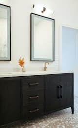 Bath Room, Undermount Sink, Recessed Lighting, Terrazzo Floor, Engineered Quartz Counter, and Wall Lighting  Photo 9 of 13 in Noe Mingle by SF Design Build