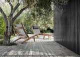 Outdoor, Back Yard, Small, Trees, Grass, Wood, Large, and Gardens Comfortably leaning back in the Bay recliner with ottoman, being part of a larger collection including a lounge chair and sofa.  Outdoor Small Trees Back Yard Large Photos from Lounge Chairs