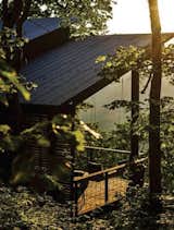 Exterior, Shed RoofLine, Wood Siding Material, House Building Type, and Metal Roof Material Exterior Covered Porch Shot  Photo 9 of 10 in Nantahala Mountain Zen by Michael Neiswander
