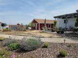 Backyard: Barn style 4 car garage, Chicken Coop, Garden boxes, Orchard, developing grass yard and Lavendar