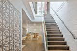 Staircase, Glass Railing, and Wood Tread stair to rooftop garden  Photo 1 of 21 in San Francisco Apartment by Rossington Architecture