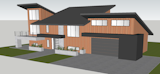 Front of home - east facing - sending out positive energy for this to become a reality.  Here we go.