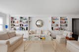 Living Room, Bookcase, Sofa, Coffee Tables, and Chair  Photo 2 of 11 in AN ART-FILLED APARTMENT RENOVATION 40 YEARS IN THE MAKING! by Pixy Interiors
