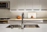 Kitchen, architectural backsplash