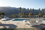Astounding views of palm trees and the surrounding Palm Springs landscape are provided from 360-degree exterior views.