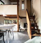 Three levels intermix within the small footprint of the home, creating a loft-like feeling. 