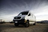 The new van is a Mercedes-Benz Sprinter 3500 XD 4x4. The vehicle’s off-road capability allows the couple to travel over any terrain with no concerns.