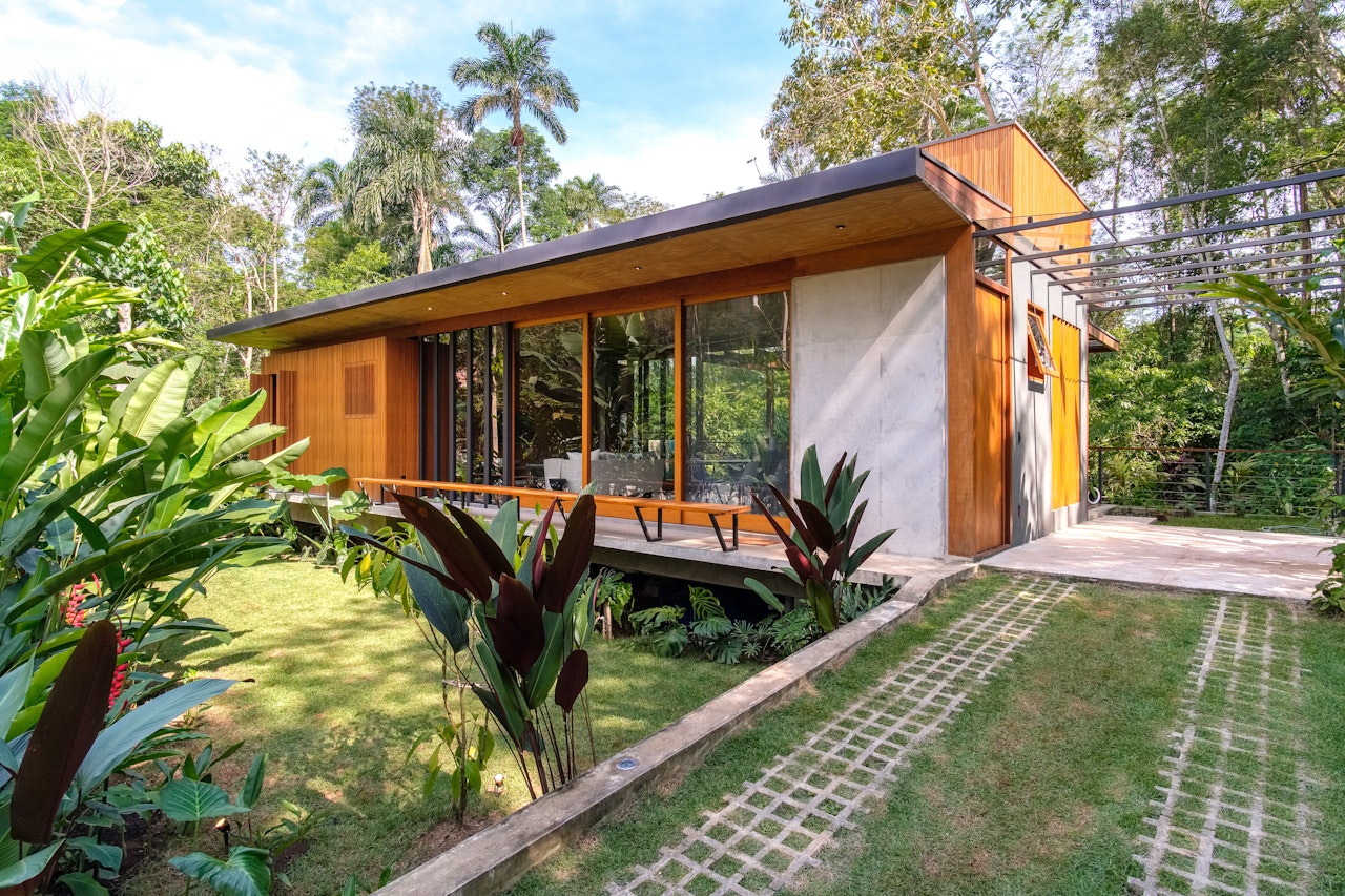 Photo 2 of 15 in This Timber-Clad Brazilian Home Is 100% Powered by the ...