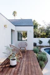 Courtyard House by And And And Studio wood deck