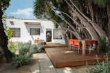 Raised deck with exterior dining terrace