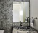 Powder Room with bespoke stone sink