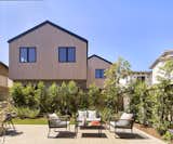 Enclosed garden patio at the rear yard
