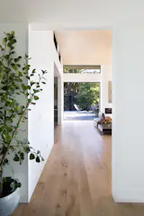 Inside the front door with our path ahead...