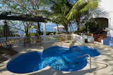 Pool with ocean in the background