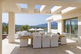 Outside dining area