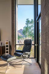 The corner window at the reading area floods the space with natural light and provides beautiful views to Camelback Mountain. 