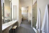 Serene and zen-like, this master bathroom provides a relaxing retreat.