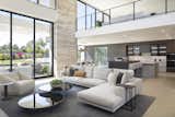 Boundless views visible from every room enhance the indoor/outdoor livability of the home.

Project Details // Razor's Edge
Paradise Valley, Arizona
Architecture: Drewett Works
Builder: Bedbrock Developers
Interior design: Holly Wright Design
Landscape: Bedbrock Developers
Photography: Jeff Zaruba
Faux plants: Botanical Elegance
Travertine walls: Cactus Stone
Porcelain flooring: Facings of America

https://www.drewettworks.com/razors-edge/