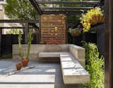 The owners also wanted to create a low maintenance  terrace off the back of the house overlooking the garden and were excited about the idea of having what we called an outdoor room. 