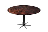 Wire Dining Table- RAL Black / Ebony Marquetry
