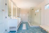 Bath Room, Enclosed Shower, and Corner Shower  Photo 3 of 10 in bath remodel by Trace Hentz from Mid-Century Meets Boho Chic