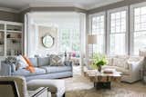 Living Room, Chair, End Tables, Sofa, Coffee Tables, Floor Lighting, and Lamps  Photo 2 of 18 in Contemporary Craftsman on the Water by Kati Curtis Design