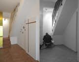 before and after photos of the staircase