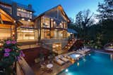 Outdoor, Wood Fences, Wall, Back Yard, Raised Planters, Stone Fences, Wall, and Large Pools, Tubs, Shower  Photo 2 of 7 in Brecksville Residence by Dimit Architects
