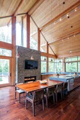 Kitchen, Pendant Lighting, and Ceiling Lighting  Photo 6 of 7 in Brecksville Residence by Dimit Architects