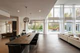 Living Room, Ceiling Lighting, Light Hardwood Floor, and Pendant Lighting  Photo 7 of 12 in Bentleyville Residence by Dimit Architects