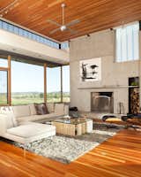 Clark & Chapin Architects, Buffaloe House, Living Room Fireplace
