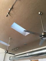 Flush butt jointed wood ceiling /   thermal envelope Air-con Ducting