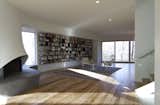 View of Fireplace and Library
