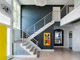 Staircase, Wood Tread, and Metal Railing  Photo 3 of 8 in Contemporary Suburban Renovation by ESM Architects
