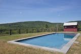 Outdoor and Large Pools, Tubs, Shower Pool Area with Bluestone Patio Outdoor Shower and Changing House All Overlooking Punsit Valley With Not a House In Sight  Photo 16 of 16 in Dennis Wedlick Design Spencertown Home by Tracy Tassinari