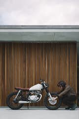 Garage façade view
