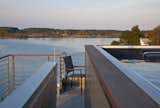 The pool is on the roof with a view of the water.  Photo 6 of 7 in Chesapeake Bay House by McInturff Architects