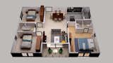 Residential 3D floor plan design