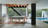 "The cenote" pool and outdoor dining