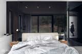 Bedroom, Table, Wardrobe, Bed, Wall, and Concrete  Bedroom Bed Concrete Wall Table Photos from Minimal Seaside Villa